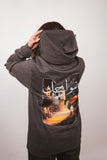 Smoky Luxe Charcoal Hoodie