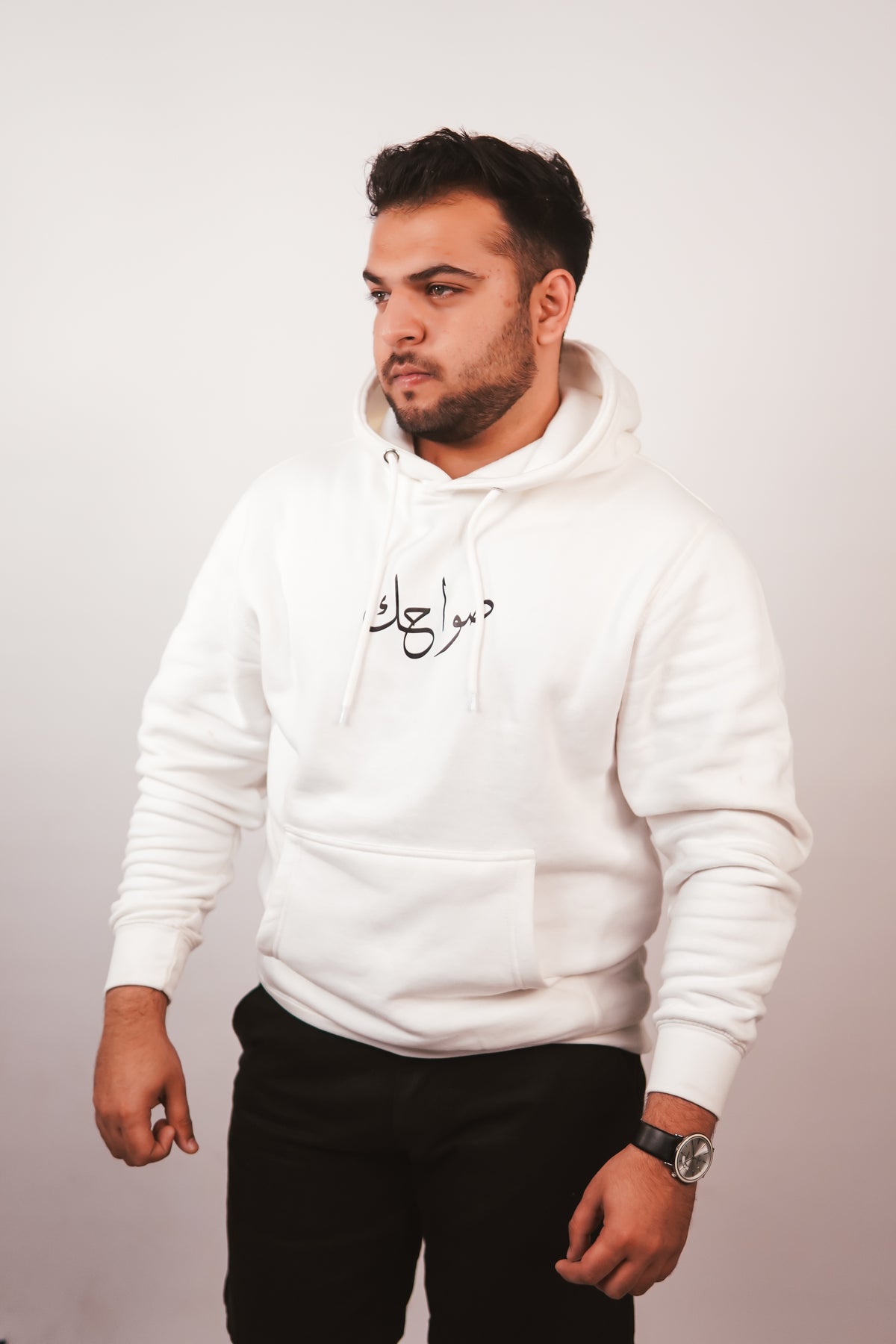 Arctic Radiance White Hoodie